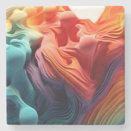 Posavasos De Piedra Arcoiris