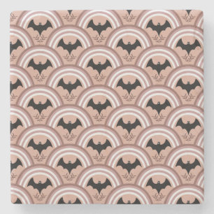 Posavasos De Piedra Arcoiris de Halloween