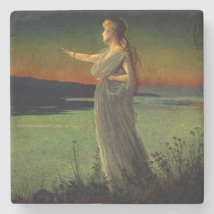 Posavasos De Piedra Ariadne en Naxos John Atkinson Grimshaw