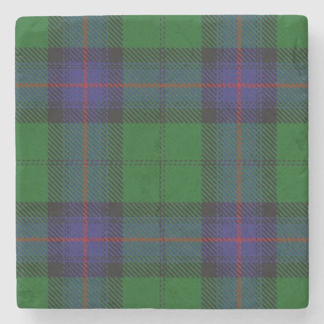 Posavasos De Piedra Armstrong Tartan (Anverso)