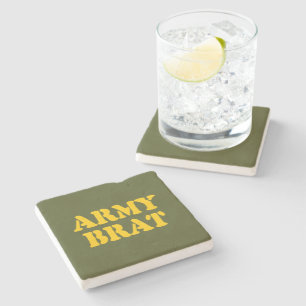 POSAVASOS DE PIEDRA ARMY BRAT