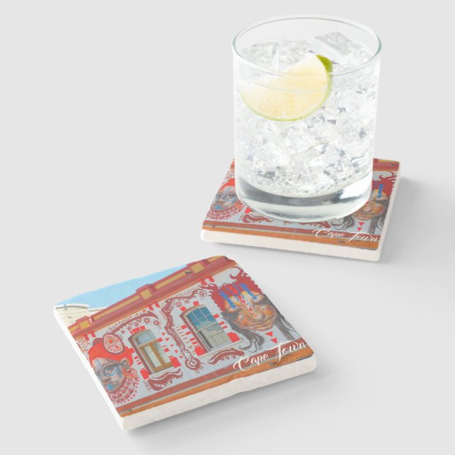 Posavasos De Piedra Arquitectura del paisaje urbano de Ciudad del Cabo (Lateral)