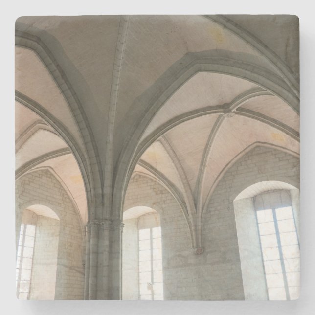 Posavasos De Piedra Arquitectura Del Palacio Papal (Anverso)