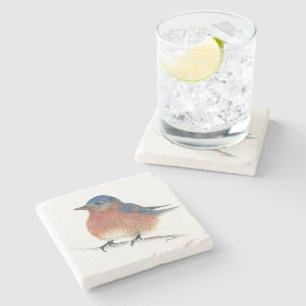 Posavasos De Piedra Arte acuático de Bluebird