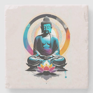 Posavasos De Piedra Arte Buddha Zen