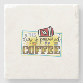 Posavasos De Piedra Arte De Café Impulsado Por Café