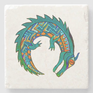 Posavasos De Piedra Arte de ligador tribal
