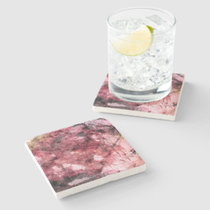 Posavasos De Piedra Arte de pintura abstracta de Guay único