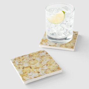 Posavasos De Piedra Arte delicioso de la comida de la mantequilla del
