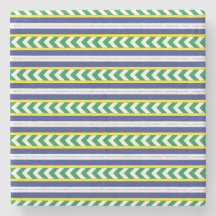 Arte étnico letón letón verde y azul