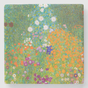 Posavasos De Piedra Arte floral de jardín de cottage vintage de Gustav