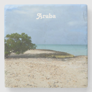 Posavasos De Piedra Aruba rugoso