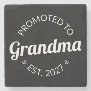Posavasos De Piedra Ascendida a Abuela Desde 2027 Nueva Nana Yo