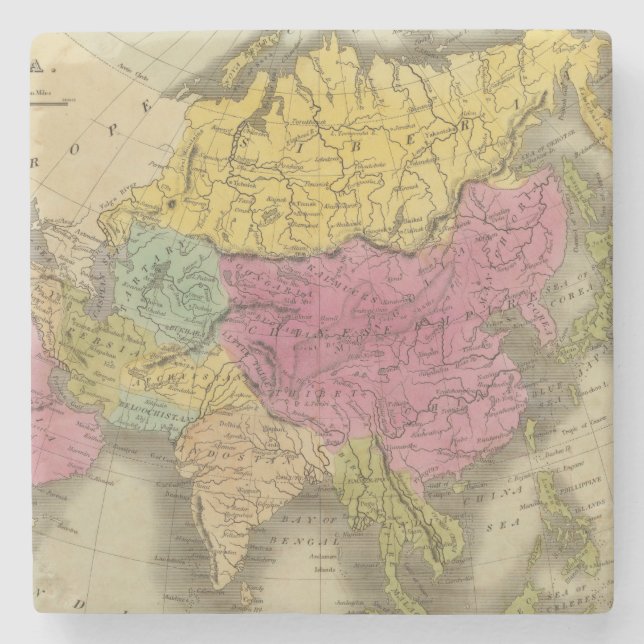 Posavasos De Piedra Asia 8 (Anverso)