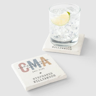 Posavasos De Piedra Asistente Médico Certificado por personalizado CMA