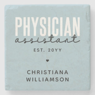 Posavasos De Piedra Asistente Personalizado de Médico Graduado PA