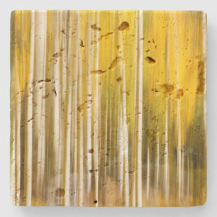 Posavasos De Piedra Aspenos abstractos