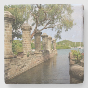 Posavasos De Piedra Astillero de Nelson Antigua Coaster Cuadrado