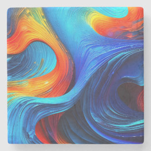 Posavasos De Piedra "Astralrose" de lava oceánica