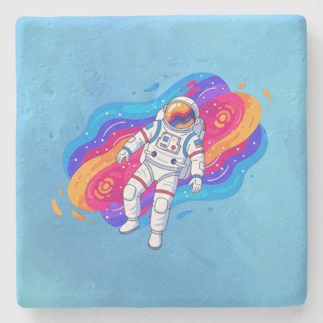 Posavasos De Piedra Astronauta (Anverso)