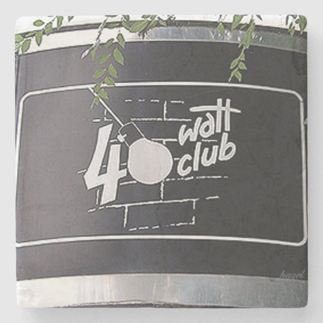 Posavasos De Piedra Atenas, Atenas, Georgia, 40 vatios (Anverso)