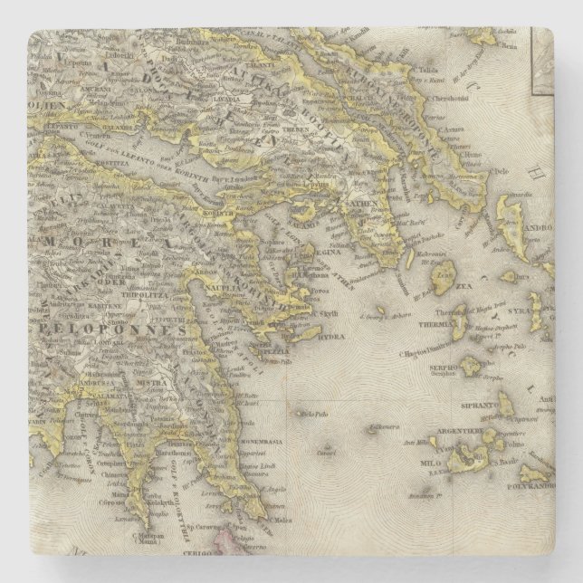 Posavasos De Piedra Atenas, Grecia (Anverso)