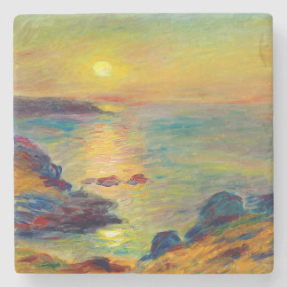 Posavasos De Piedra Auguste Renoir "Atardecer y Douarnenez"