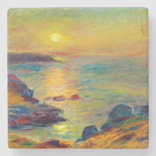 Posavasos De Piedra Auguste Renoir "Sunset et Douarnenez"