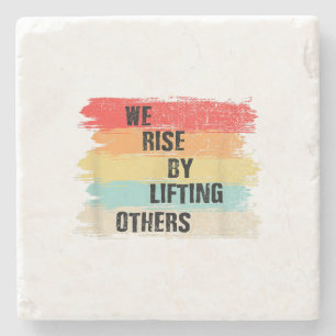 Posavasos De Piedra Aumentamos Levantando Otras Citas Motivacionales