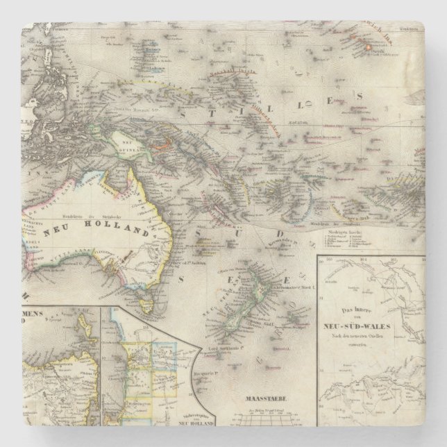 Posavasos De Piedra Australia (Anverso)