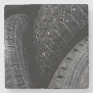 Posavasos De Piedra Automoción de neumáticos viejos de coches Rutas de