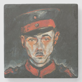 Posavasos De Piedra Autorretrato (por Walter Gramatté)