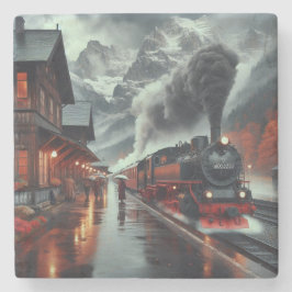 Posavasos De Piedra Autumn Mountain Train Journey