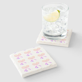 Posavasos De Piedra Aves de bloqueo mínimo para las raquetas de Badmin