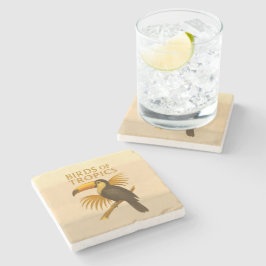 Posavasos De Piedra Aves de los trópicos