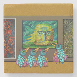 Posavasos De Piedra Aves en la galería