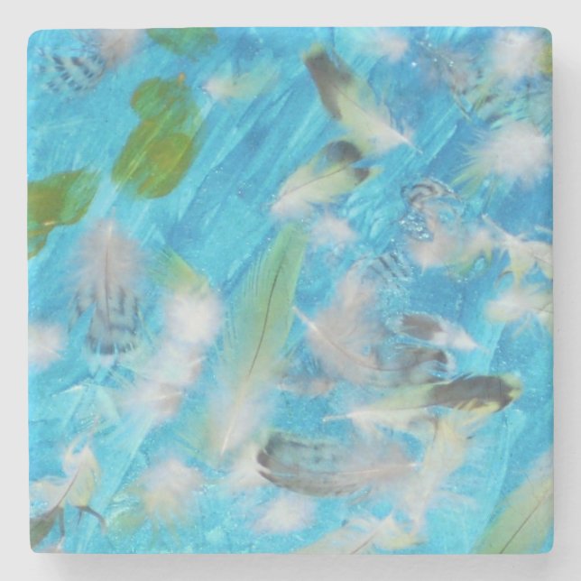 Posavasos De Piedra Aves oceánicas (Anverso)