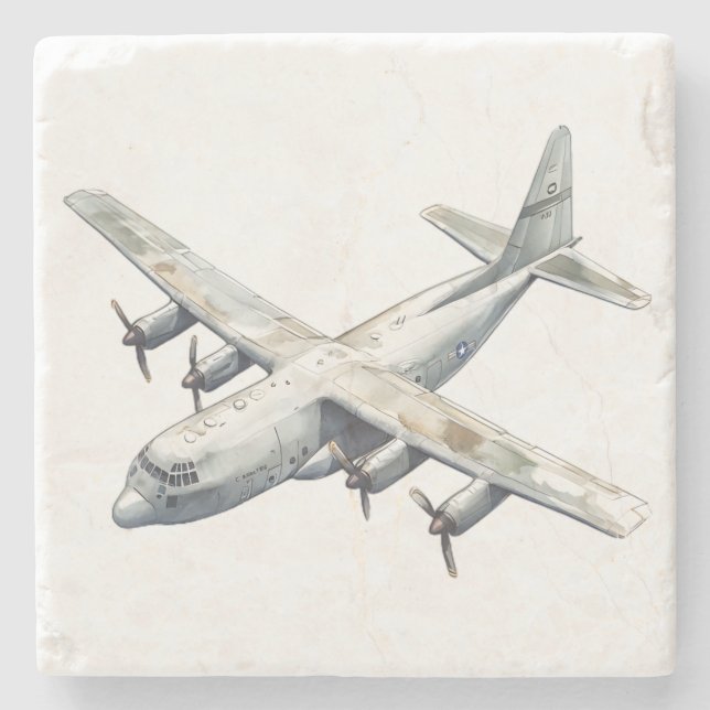 Posavasos De Piedra Avión (Anverso)