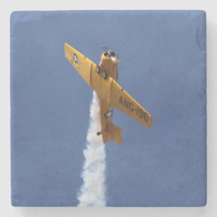 Posavasos De Piedra Avión de Guerra