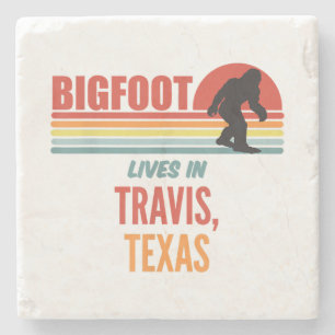 Posavasos De Piedra Avistamiento de Bigfoot en Travis Texas