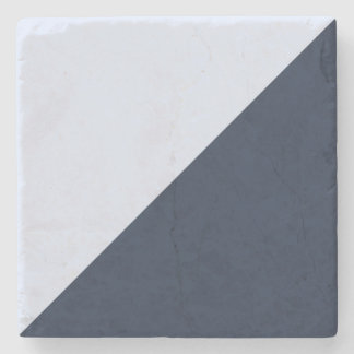 Posavasos De Piedra Azul cielo claro contrastante y azul marino