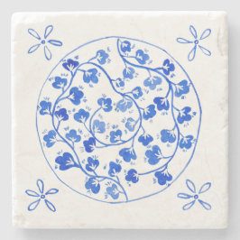 Posavasos De Piedra Azul mediterráneo