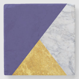 Posavasos De Piedra Azul + Práctico de costa de mármol de la piedra