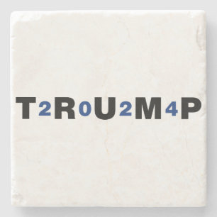 Posavasos De Piedra Azul Trump 2024