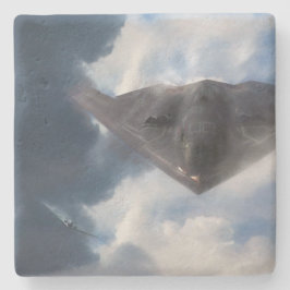 Posavasos De Piedra B-2 Spirit Stealth Bomber GHOST MAKER