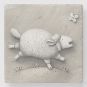 Posavasos De Piedra Baa Relief (ovino 1)