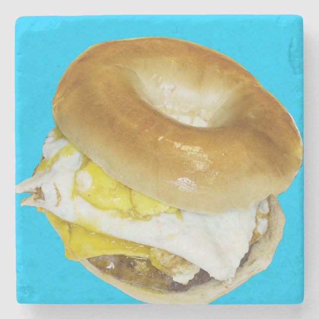 POSAVASOS DE PIEDRA BAGEL 6 (Anverso)
