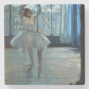 Posavasos De Piedra Bailarín de Edgar Degas el delante de una