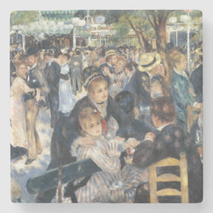 Posavasos De Piedra Baile de Renoir en Moulin de la Galette Vintage