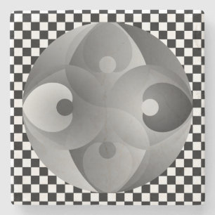 Posavasos De Piedra Balance B/W por Kenneth Yoncich
